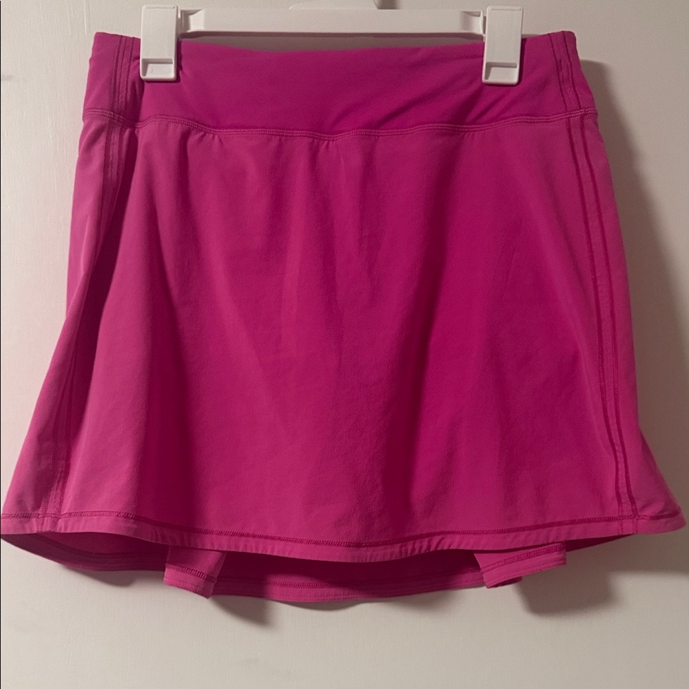Lululemon Pace Rival Tennis/pickleball skirt- Sonic Pink, Size 8 EUC